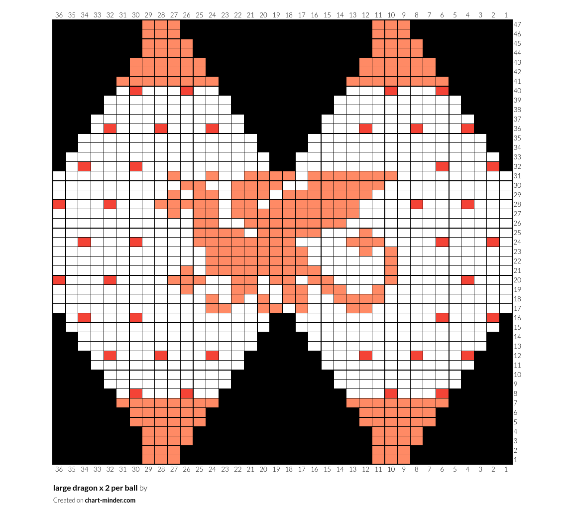 large dragon x 2 per ball
