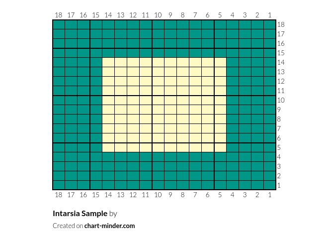Intarsia Sample