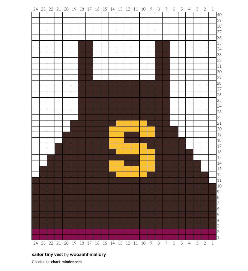 sailor tiny vest