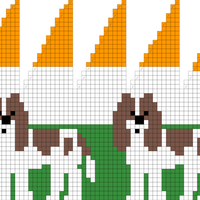 Ralph the springer - Irish flag background