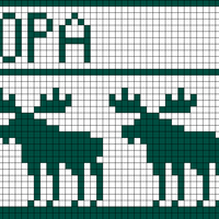 Christmas Stocking Top - Opa