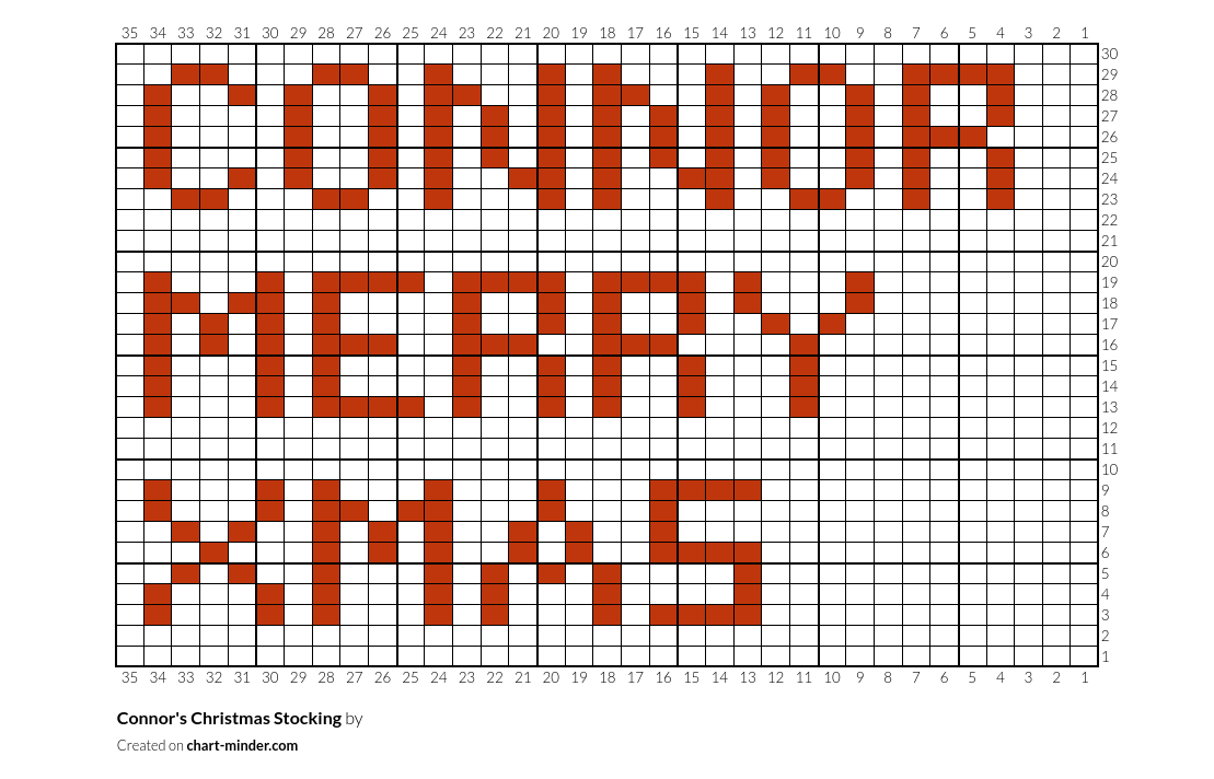 Connor's Christmas Stocking