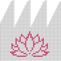 Yoga lotus flower 120 wide