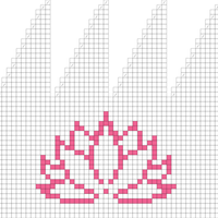 Yoga lotus flower 120 wide