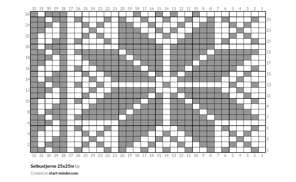 Selbustjerne 25x25m