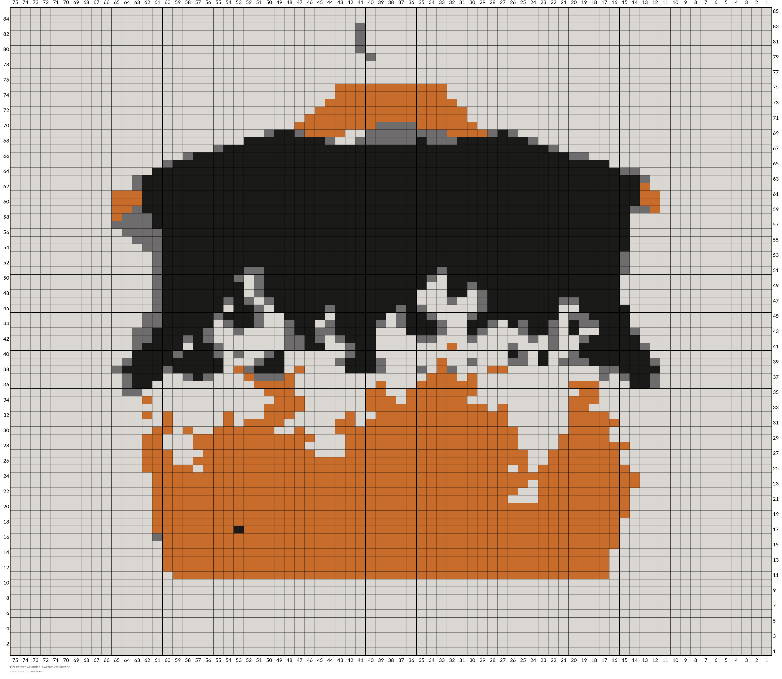Fire Pattern Colorblock Sweater Vest.jpeg