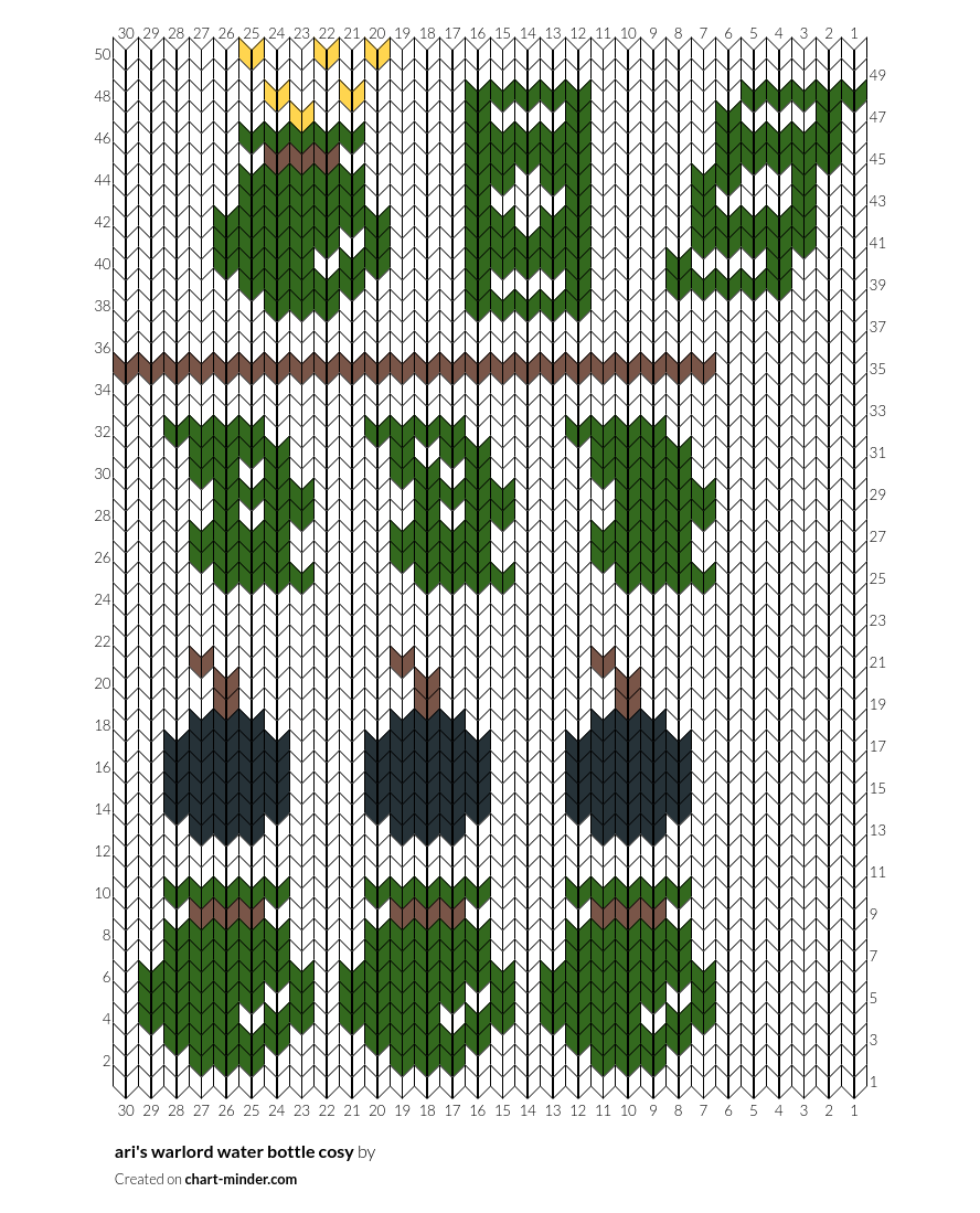 ari's warlord water bottle cosy