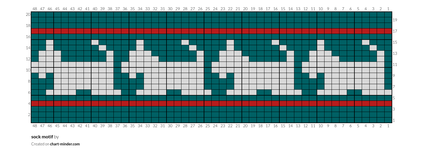 sock motif