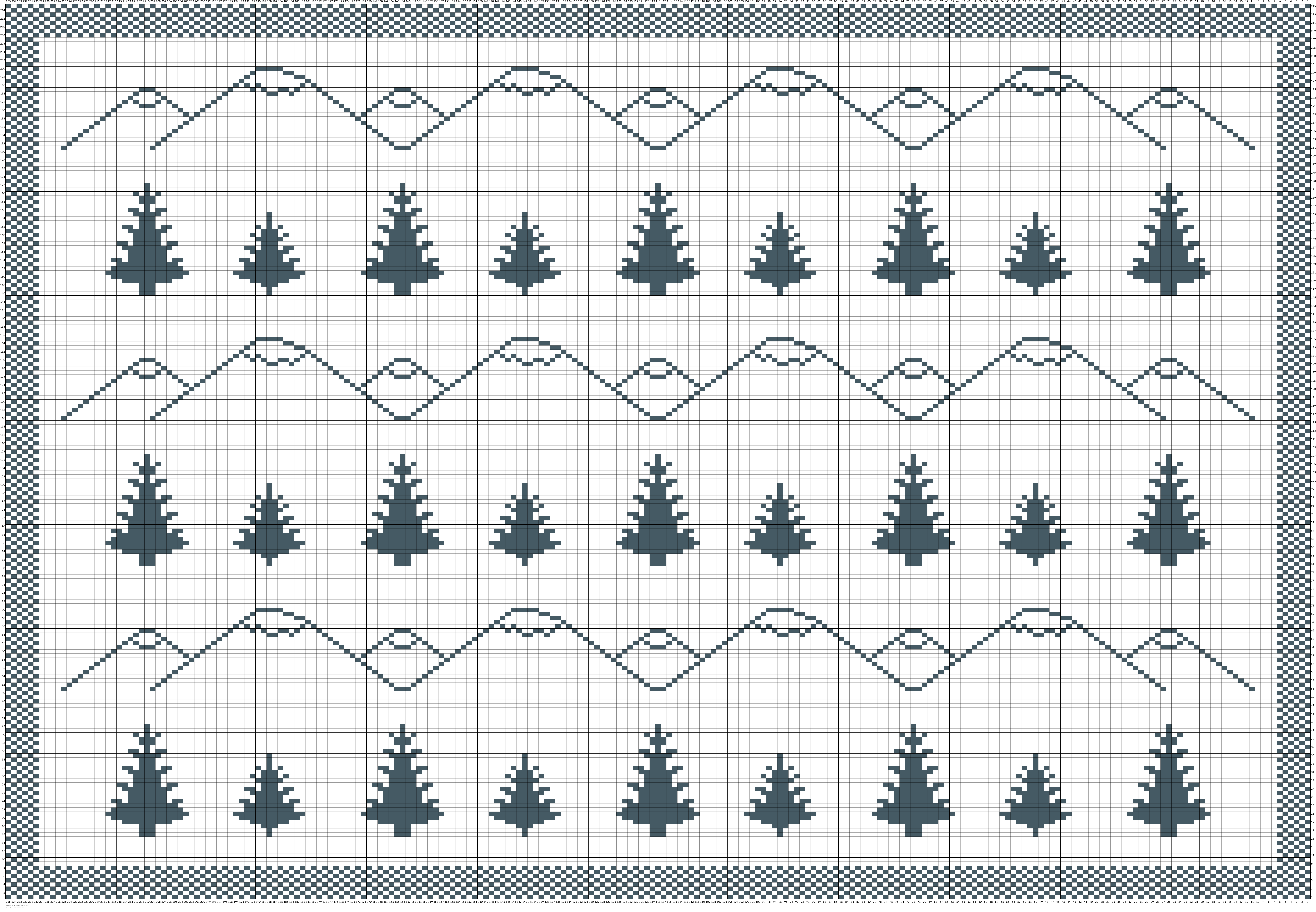 Nature Baby Blanket Pattern