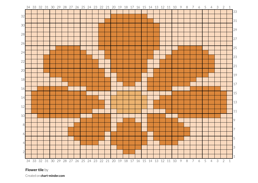 Flower tile