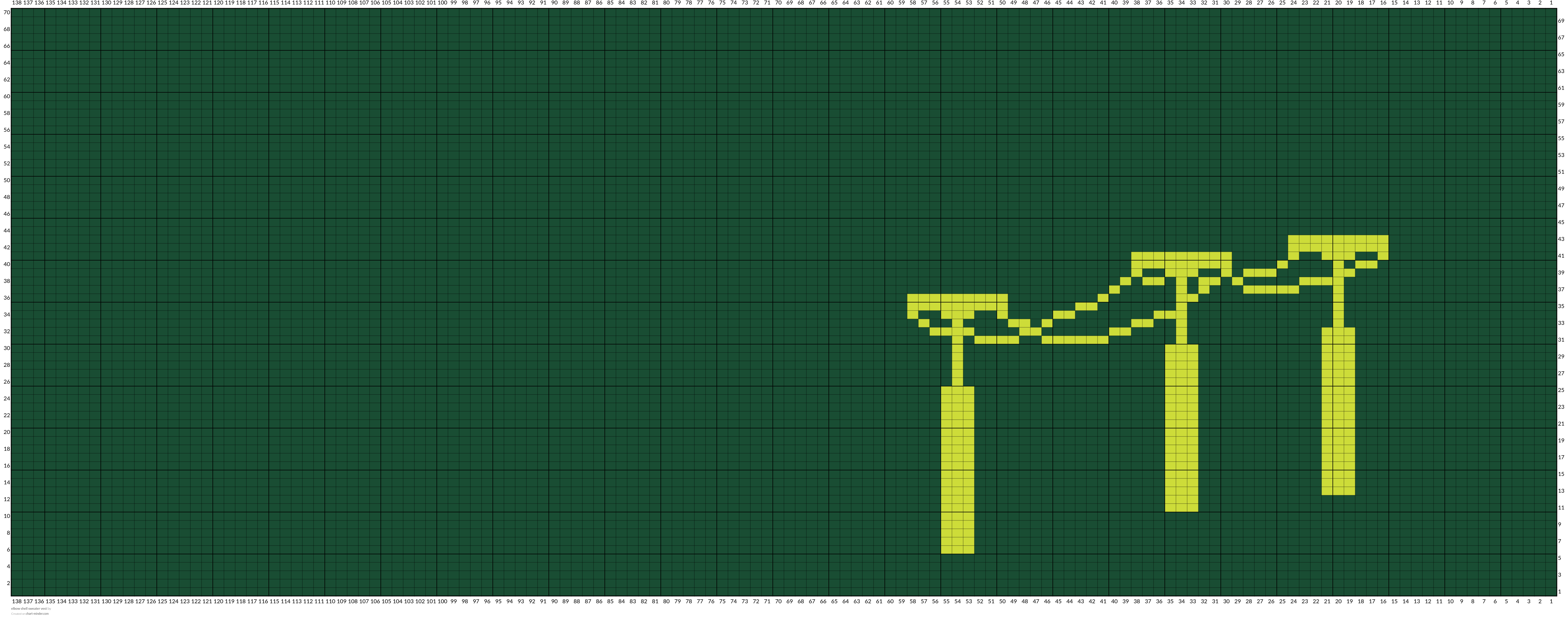 elbow shell sweater vest