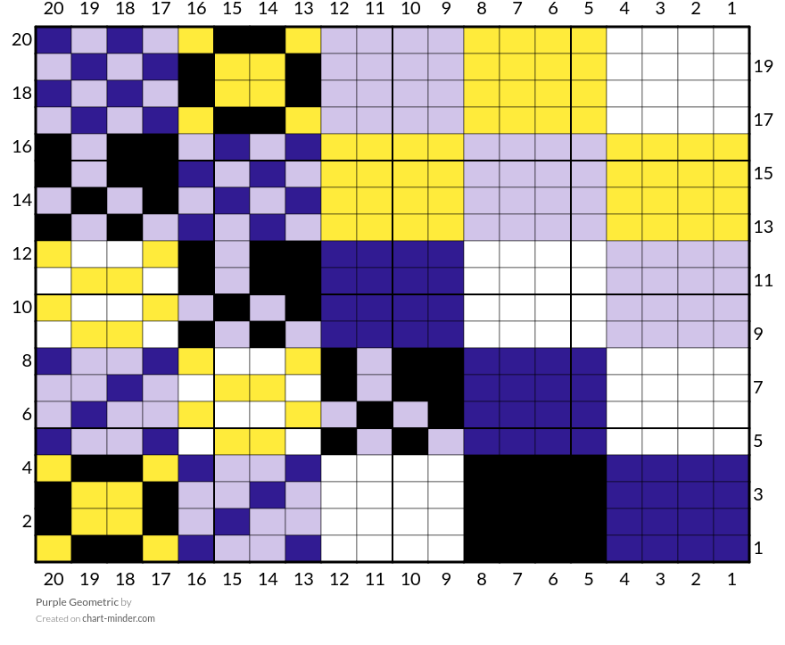 Purple Geometric