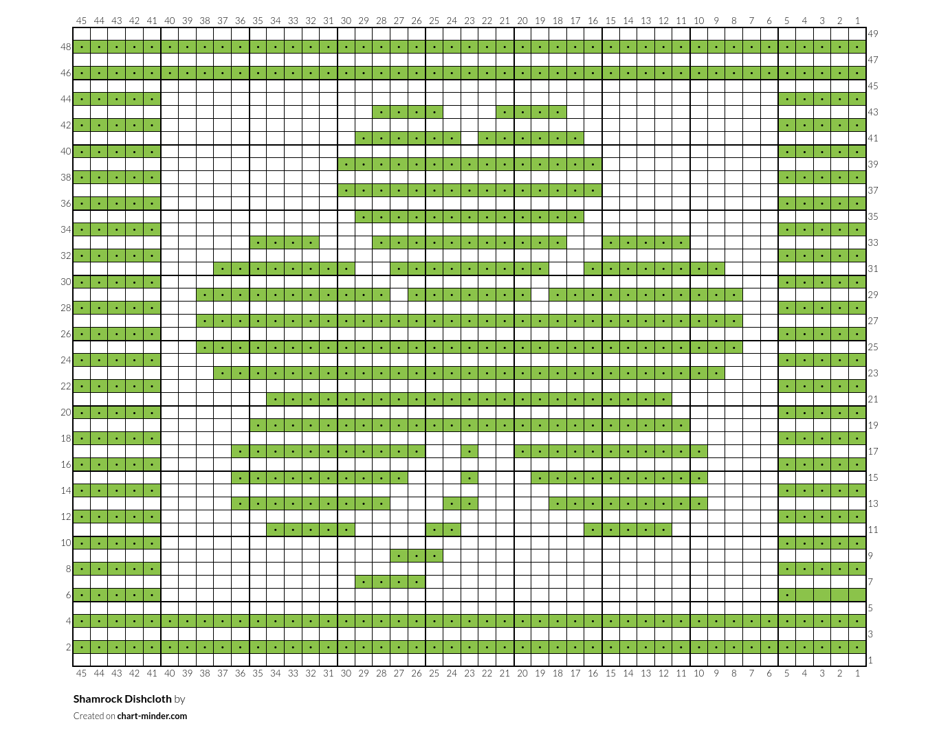 Shamrock Dishcloth