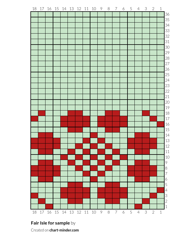 Fair Isle for sample