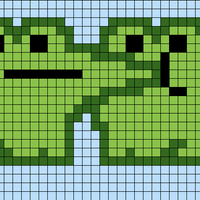 frog eating other frog