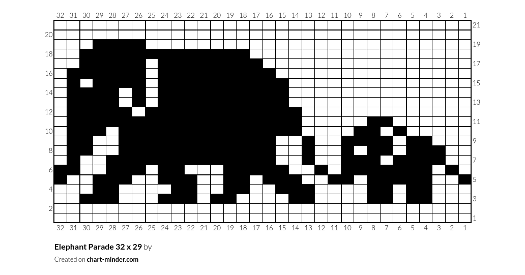 Elephant Parade 32 x 29