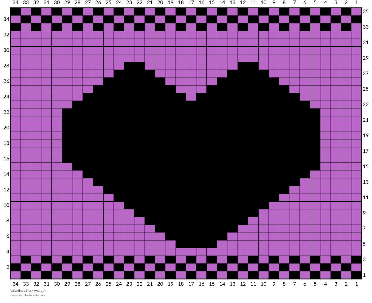 Valentine's Black Heart