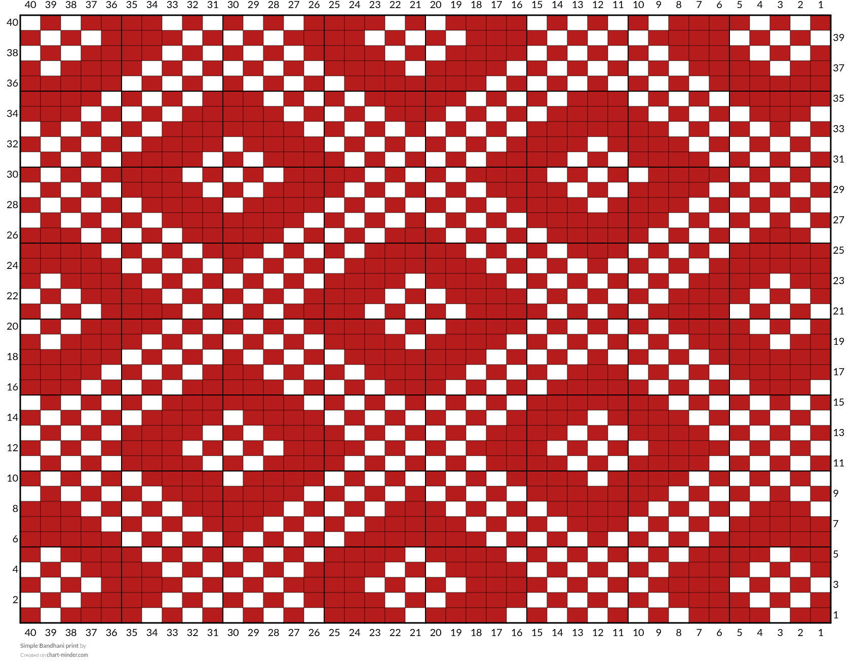Simple Bandhani print 