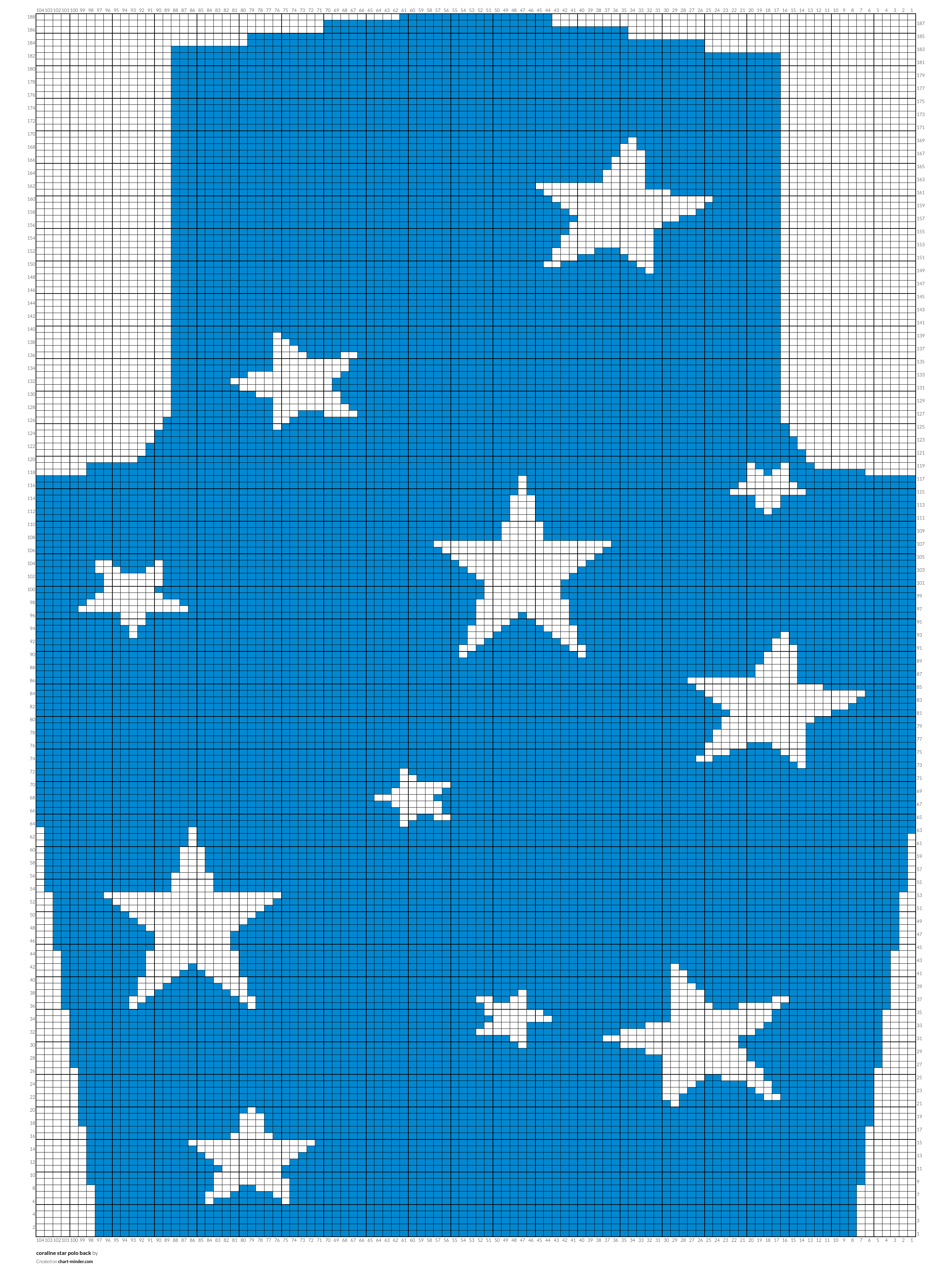 coraline star polo back