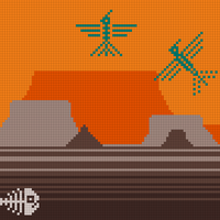 nm pictograph desert scene