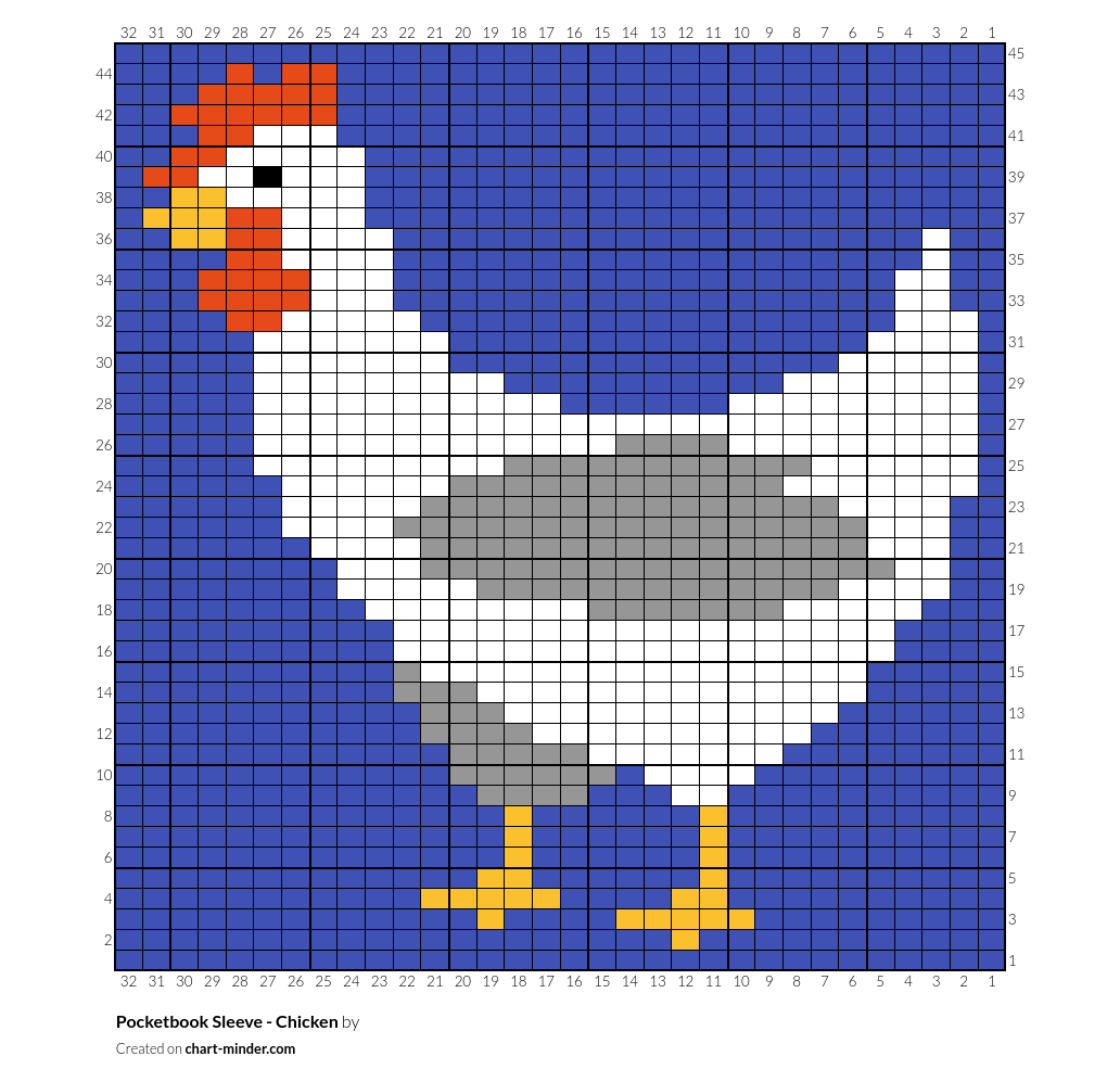 Pocketbook Sleeve - Chicken