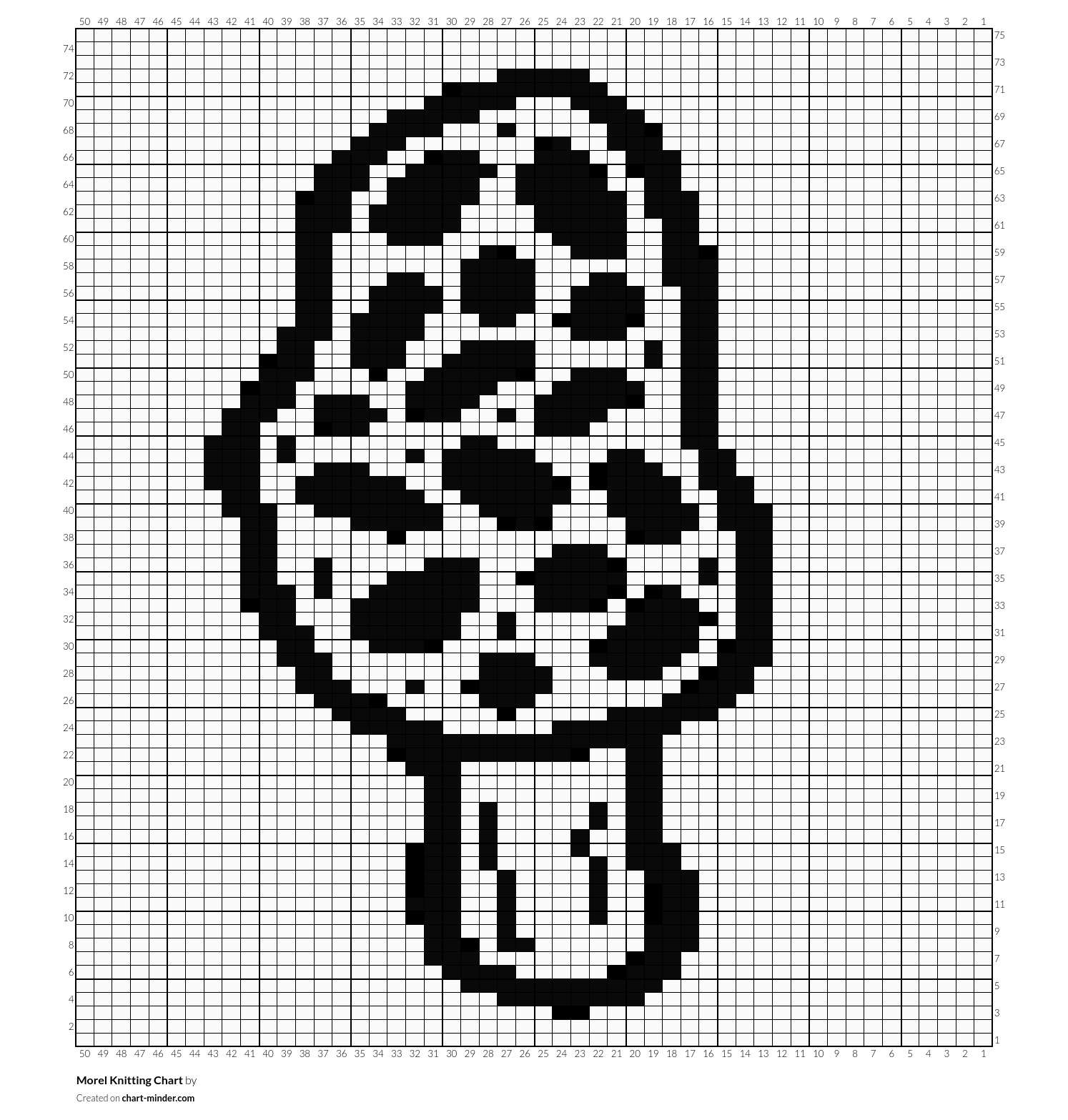 Morel Knitting Chart