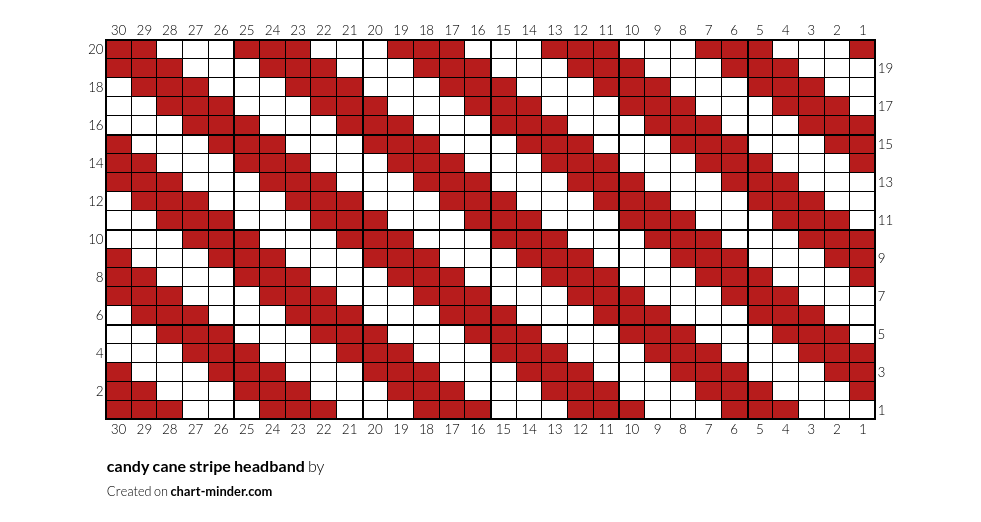 candy cane stripe headband 