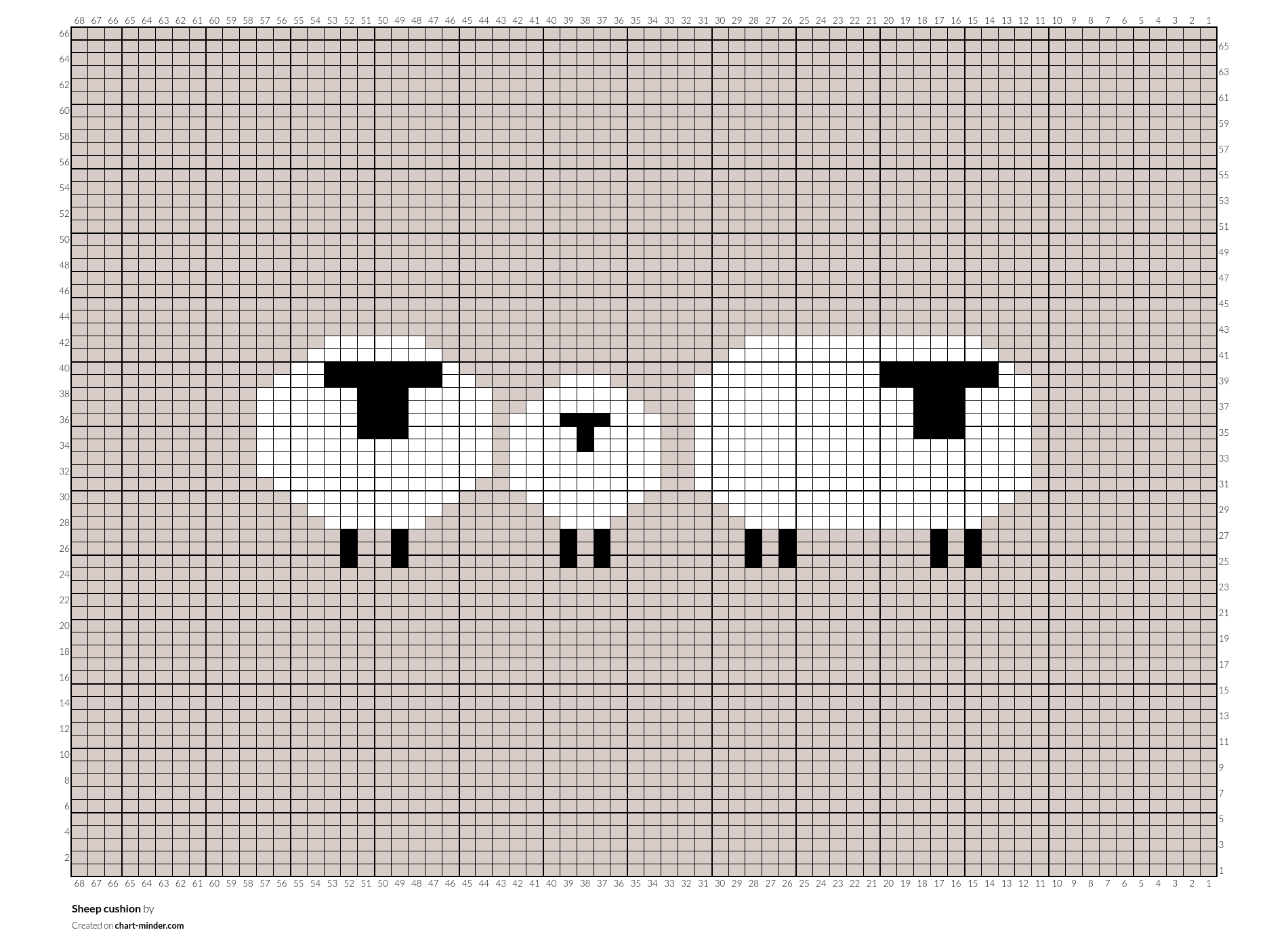 Sheep cushion