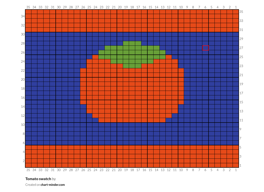 Tomato swatch