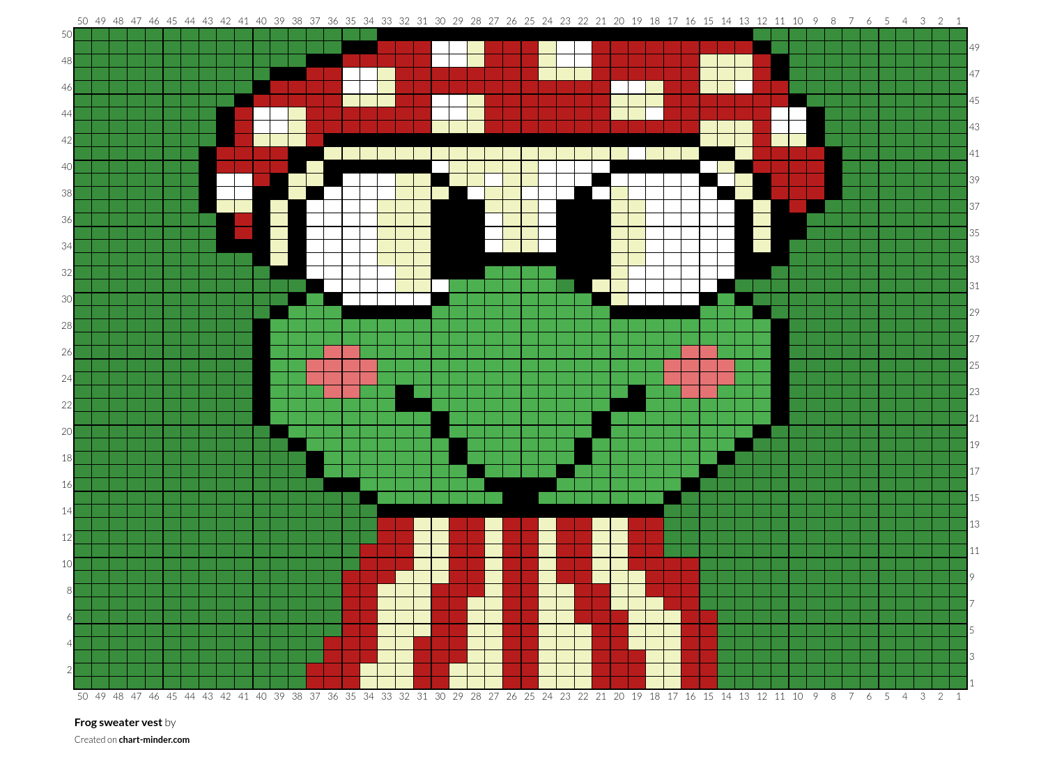 Frog sweater vest