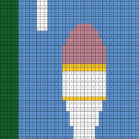 Copy of I of Alphabet Knitted Quilt