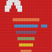  X of Alphabet Knitted Quilt