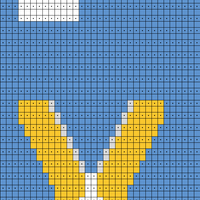 Z of Alphabet Knitted Quilt