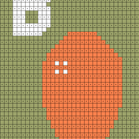 Copy of B  of Alphabet Knitted Quilt