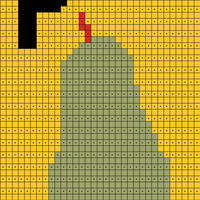  P of Alphabet Knitted Quilt