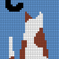 Copy of C of Alphabet Knitted Quilt