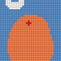 Copy of O  of Alphabet Knitted Quilt