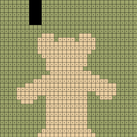 T of Alphabet Knitted Quilt