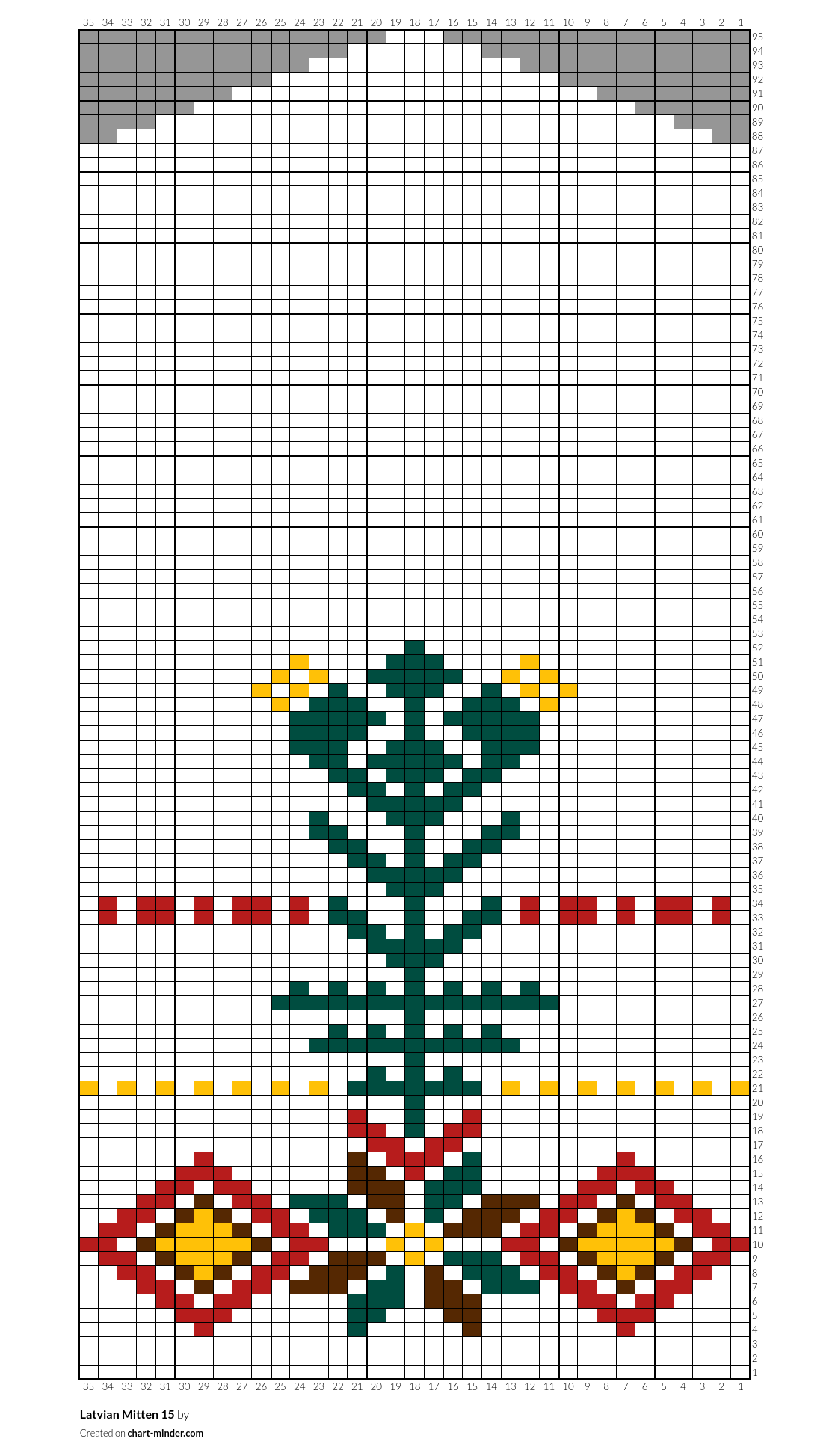 Latvian Mitten 15