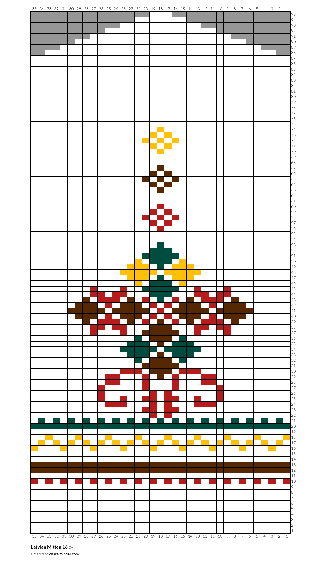 Latvian Mitten 16