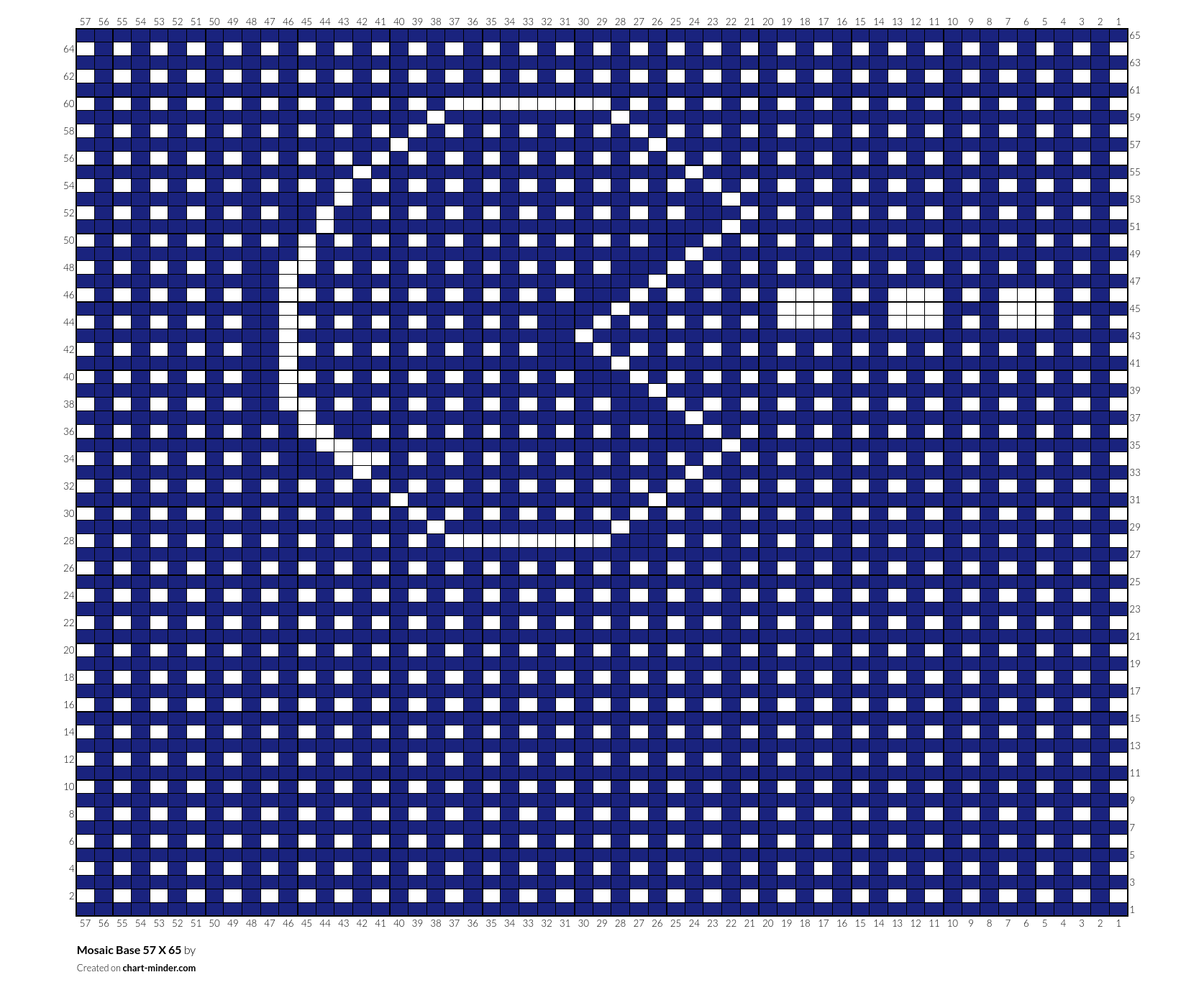  Mosaic Base  57 X 65