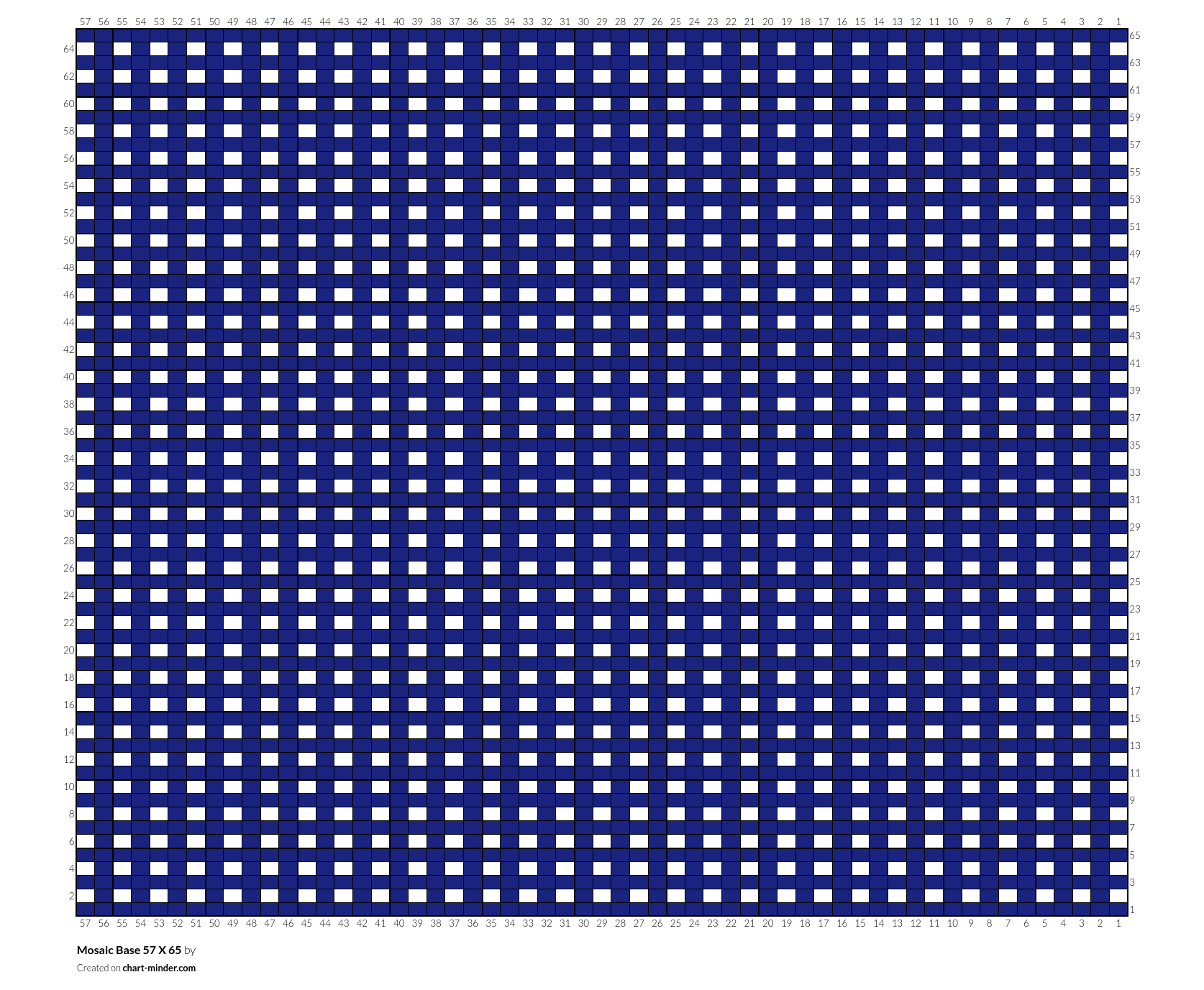  Mosaic Base  57 X 65