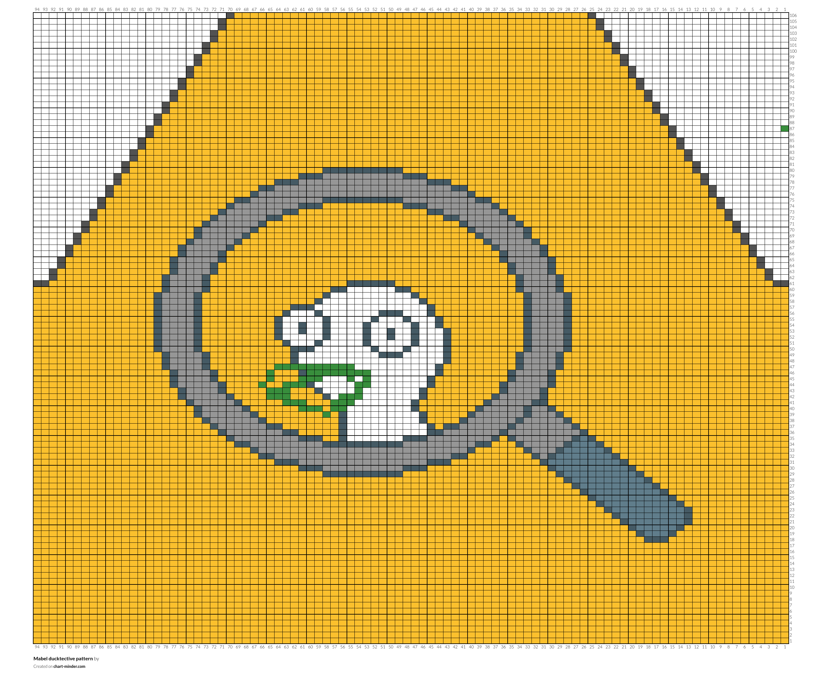 Mabel ducktective pattern