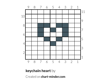 keychain heart