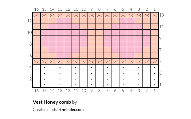 Vest Honey comb