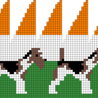 WIRE HAIRED TERRIER with ireland background