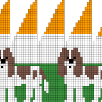 Ralph the springer - Irish flag background