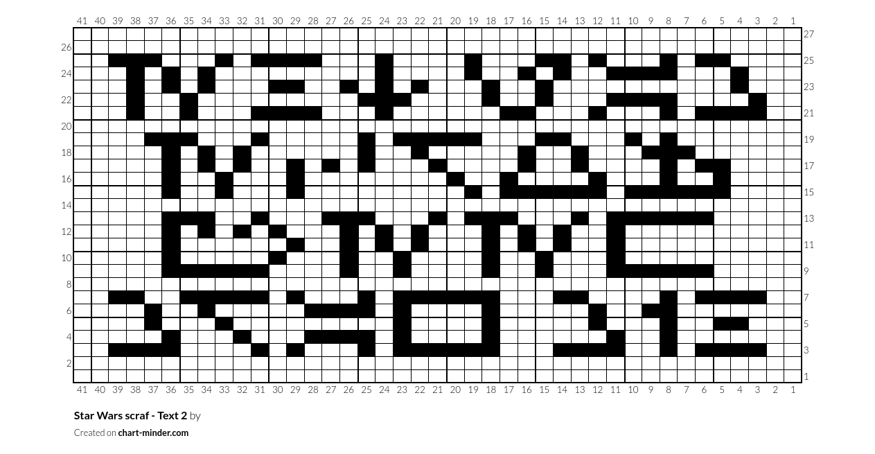 Star Wars scraf - Text 2