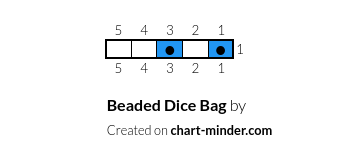 Beaded Dice Bag