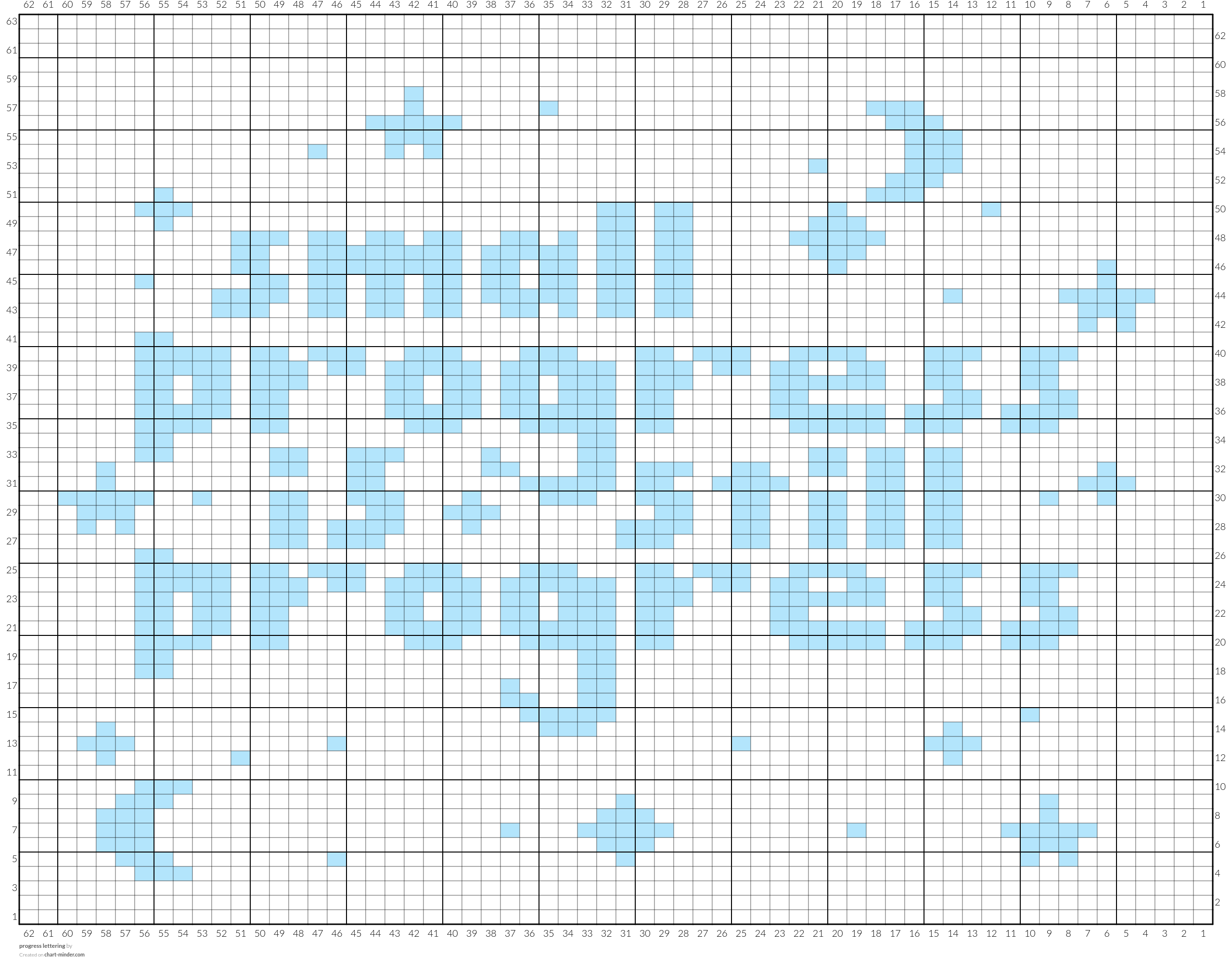 progress lettering